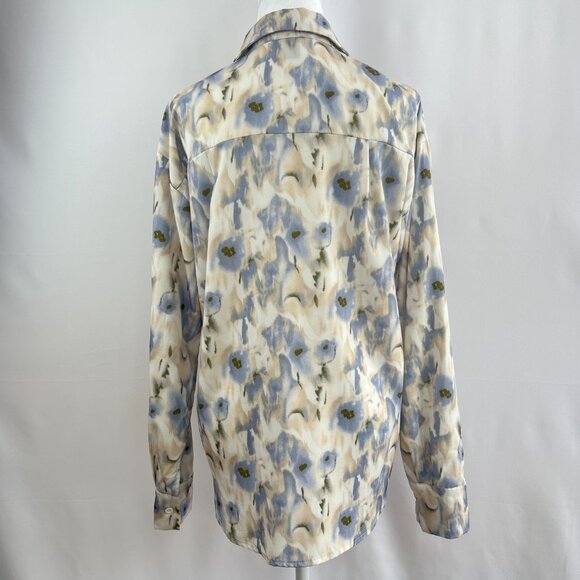 Dazy Soft Watercolor Floral Blouse – Women’s Small S - Picture 4 of 8